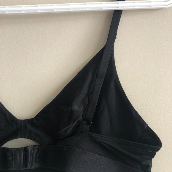 Organic Basics Tencel Lite Bralettes in black and pink, L - Picture 9 of 15